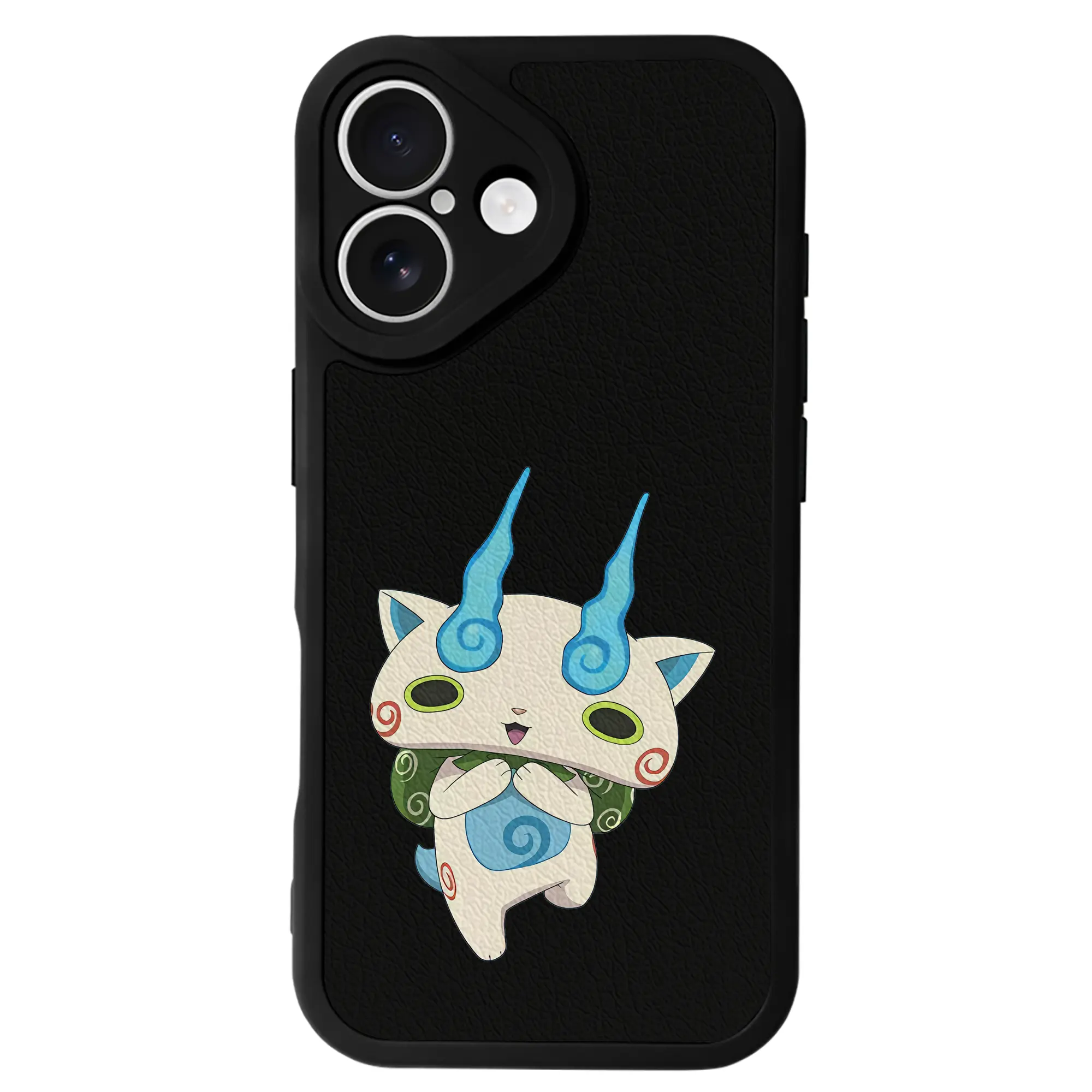 妖怪ウォッチ グッズ,コマさん - IPhone 16シリーズ対応 ・ シリコンスマホケース ・ レザー調 ・ 高精度フィット ・ 耐衝撃 ・ ワイヤレス充電対応 ・ 精密カット